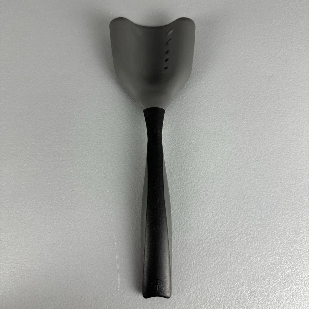 PAMPERED CHEF Mix N Chop Silicone Spatula Strainer Ground Beef Turkey Sausage